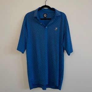 Men’s Golf Polo with Winged Foot Golf Club Logo Size L